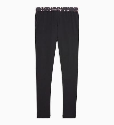 Calvin Klein Ruhák HU912679 | Calvin Klein CK Graphic Lány Lounge Leggings Fekete